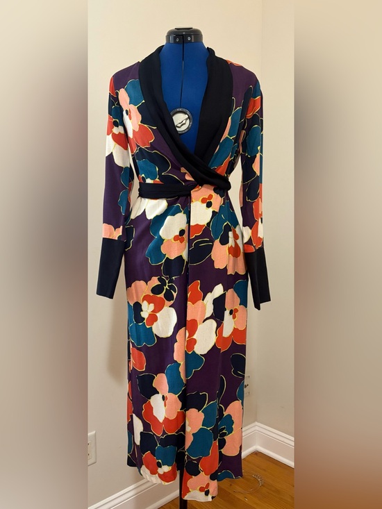 BCBGeneration Jackets & Blazers - Floral Kimono Style Duster/Jacket with Contrast Trim BCBGeneration